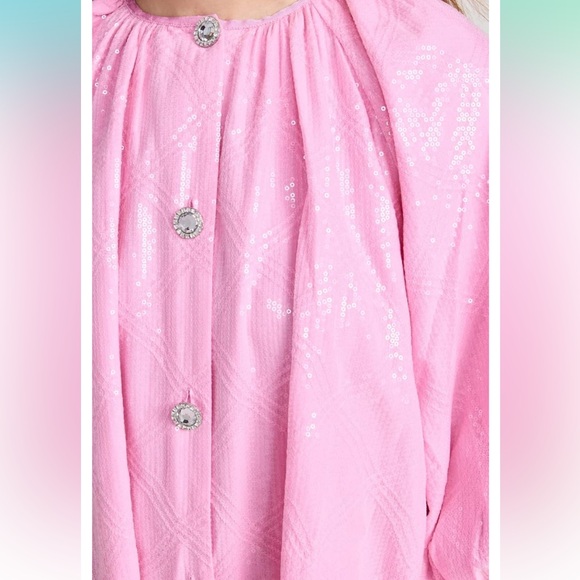 Stine Goya Women's Yordano Dress, Liquified Grid Pink, S - Picture 5 of 5